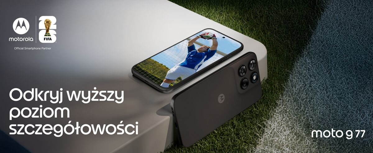 MOTOROLA Moto G77 wyświetlacz Super HD 5000 nitów aparat 108 Mpx smartfon 5G