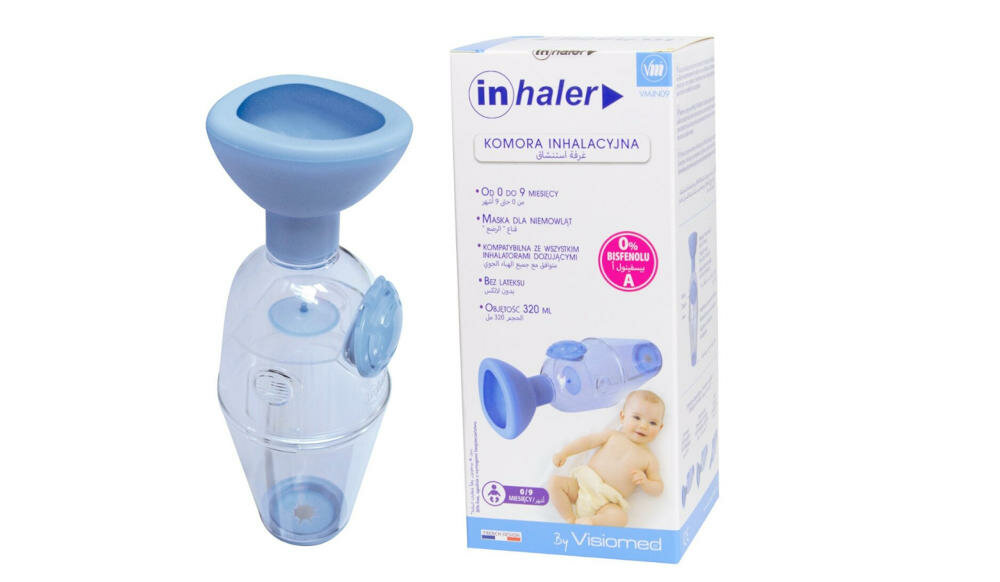 VISIOMED-Inhaler-VM-IN09 komora inhalacyjna urządzenie maska dla dzieci instrukcja karta gwarancyjna