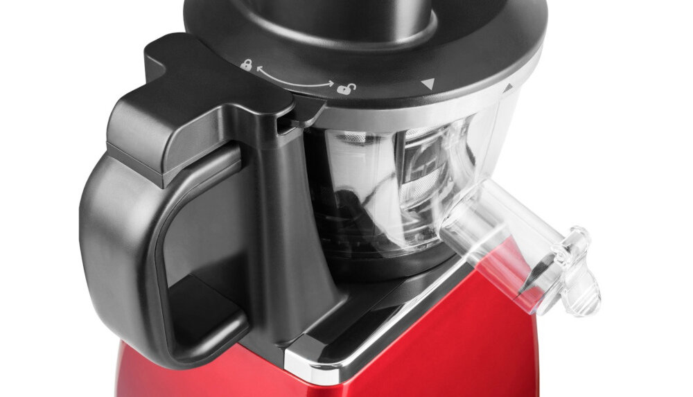 Wyciskarka wolnoobrotowa SENCOR SSJ 4042RD wytrzymala elegancka wyglad kolog funkcjonalna praktyczna sito filtrujace antyposlizgowe nozki wysoka jakosc