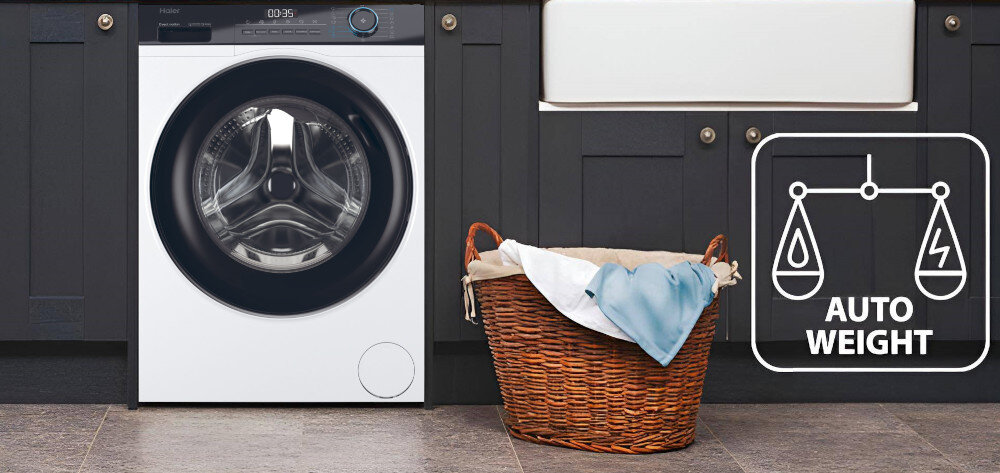 HAIER I-Pro 5 HW80-B14959EU1-S zmniejszone rachunki oszczędność wody i prądu precyzja dobór parametrów większe oszczędności