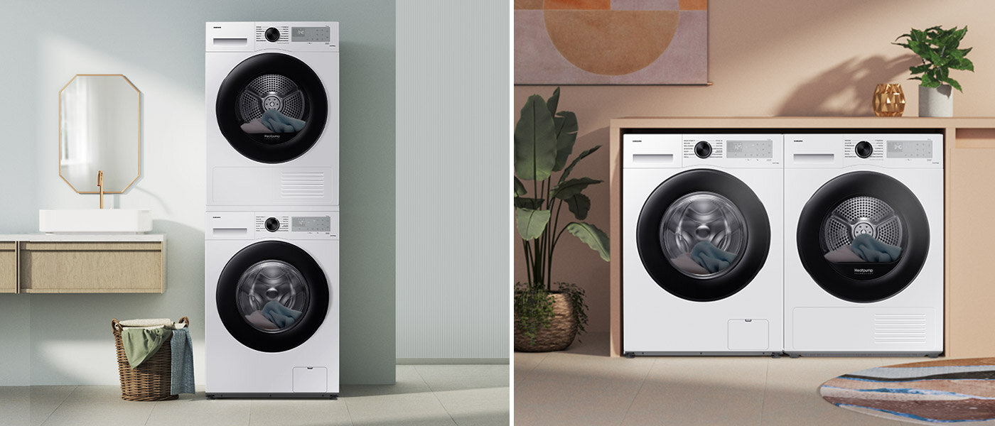 Pralka WW90CGC04DAH i suszarka Samsung Pralka EcoBubble AI Energy WW90CGC04DAH i suszarka Samsung to świetne połączenie