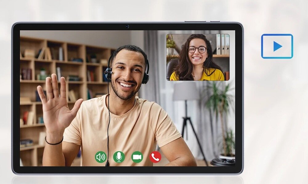 ULEFONE Tab W10 aparat tylny 8 MP przedni 5 MP wideokonferencje skanowanie dokumentów