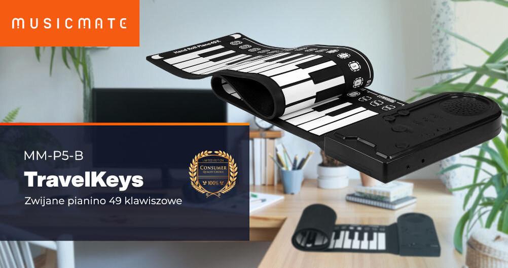 Pianino zwijane MUSICMATE MM-P5-B TravelKeys