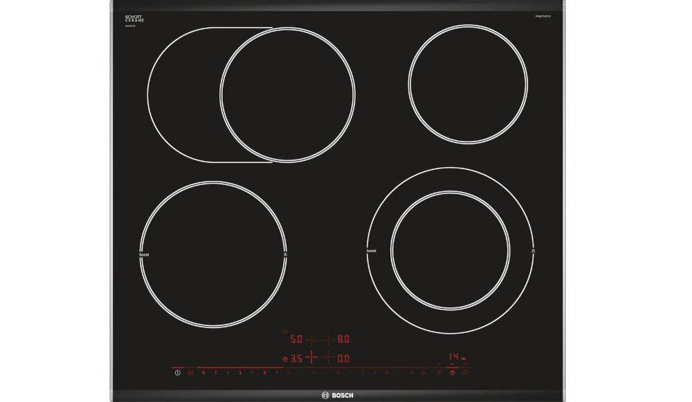 Płyta ceramiczna BOSCH PKN675DP1D - Wygląd Ogólny