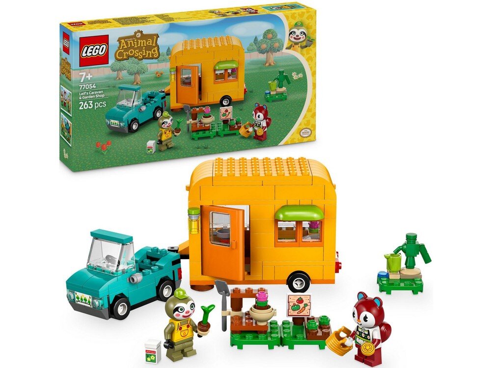 LEGO 77054 Animal Crossing Leif i jego karawan oraz sklep ogrodniczy  Zestaw 