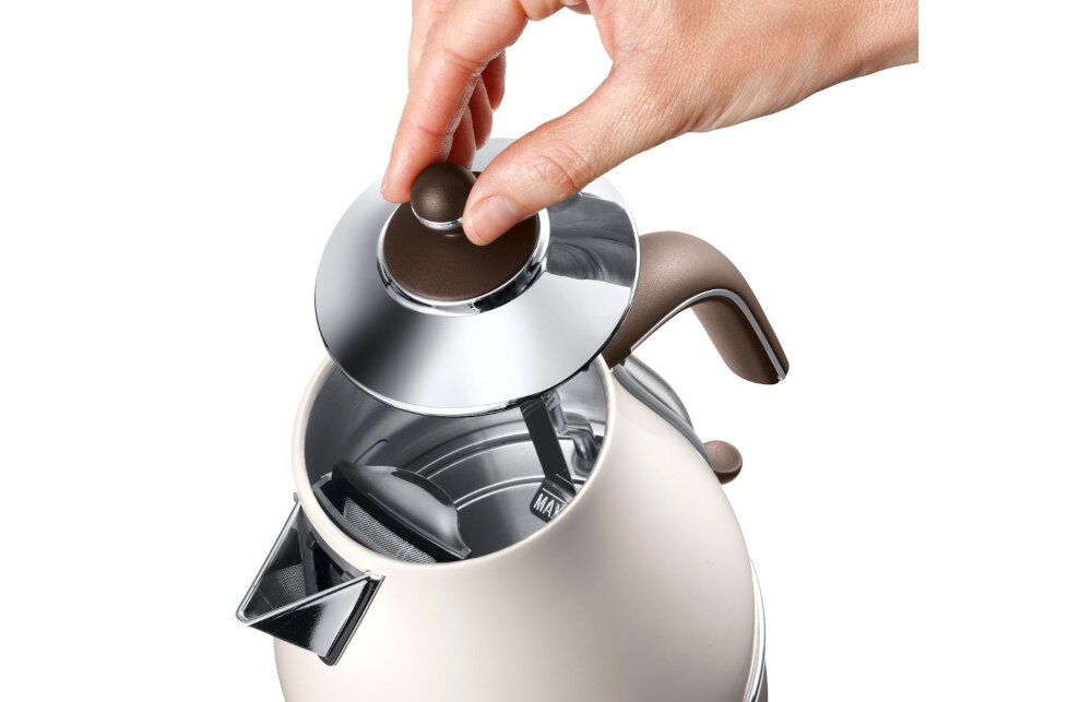 Czajnik DELONGHI KBOV2001.BG Icona Vintage bezpieczenstwo uzytkowania 3 poziomy zabezpieczen