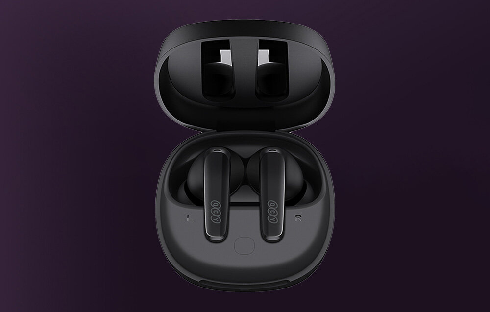 Słuchawki dokanałowe QCY T13X czas pracy czas dzialania akumulator wskaznik led