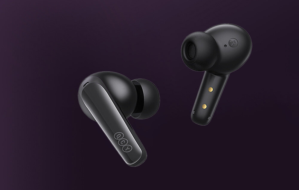 Słuchawki dokanałowe QCY T13X asystent glosowy opoznienie sterowanie kontrola