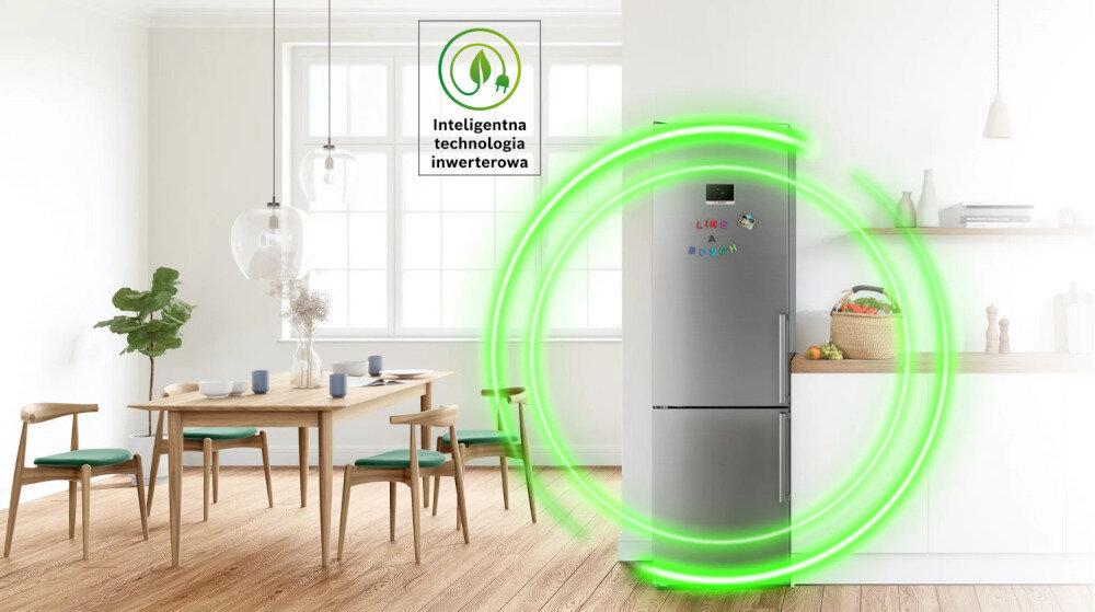 LODÓWKA BOSCH KGN36VXCT inwerter praca silnik czujniki dostosowanie parametrów elektrnika sprężarka