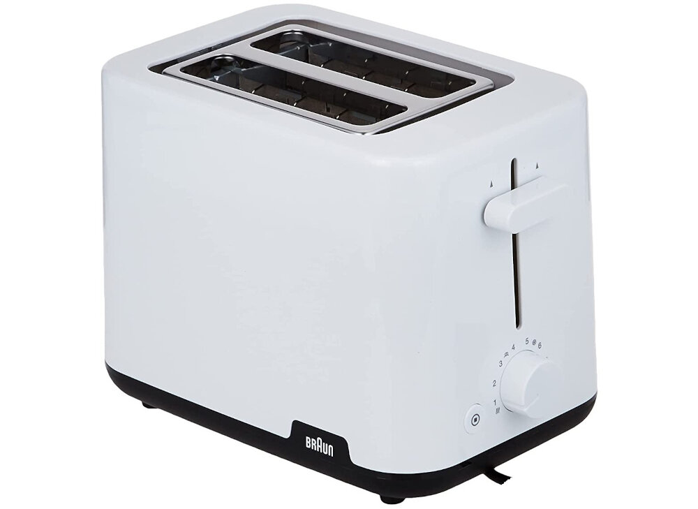 Toster BRAUN HT1010WH Bialy dwa tosty na raz sniadanie przygotowanie
