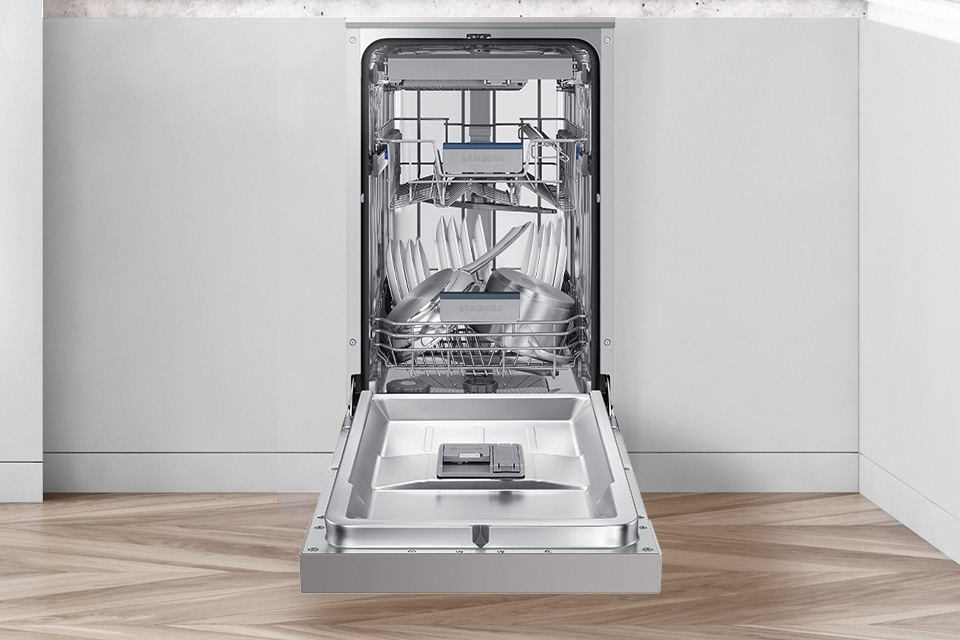 funkcja połowy załadunku w zmywarce Samsung dw50dg450fsret 