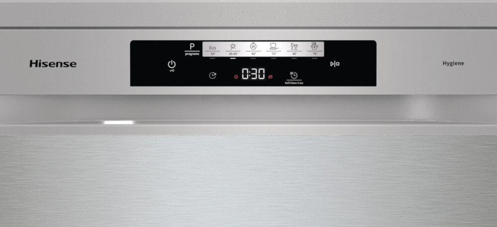 ZMYWARKA HISENSE HS643D90X dotykowy panel sterowanie funkcje progrmay ustawienia