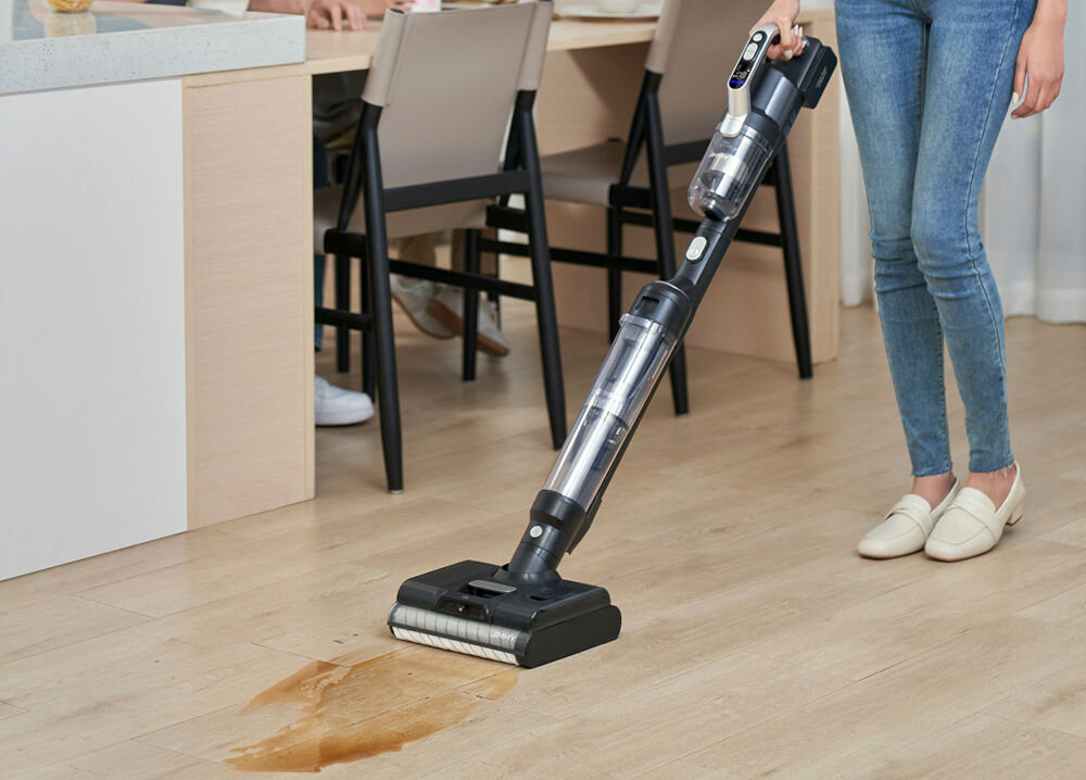 Odkurzacz JIMMY PW11 z aktywnym mopowaniem czujnik kurzu dostosowanie siły ssania optymalizowanie zużycia energii zwiększona efektywność inteligentne rozwiązania automatyczne dostosowanie mocy 