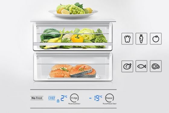 Samsung Precyzyjne chłodzenie. Chef Mode™