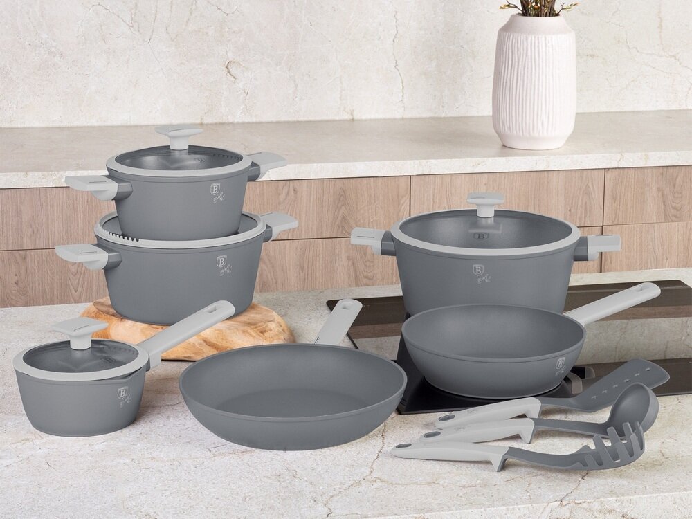 Zestaw garnków BERLINGER HAUS Aspen BH 8245 15 elementów kv początek opisu