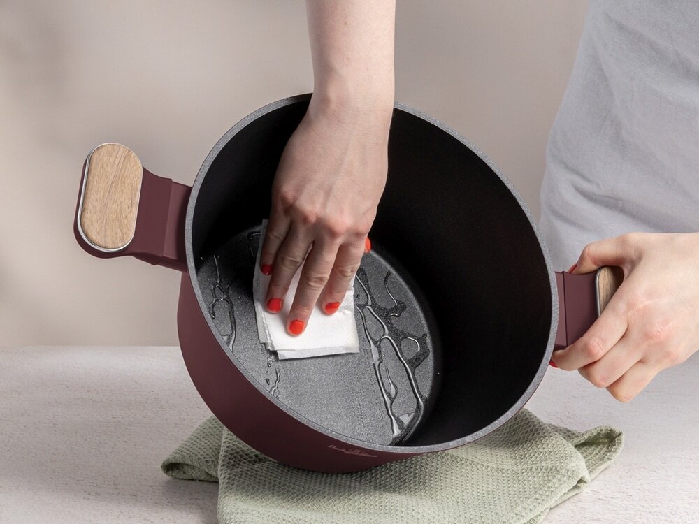 Zestaw garnków BERLINGER HAUS Leonardo Nordic BH-8306 15 elementów kute aluminium, szybka reakcja na zmianę temperatury, równomierne rozprowadzenie ciepła