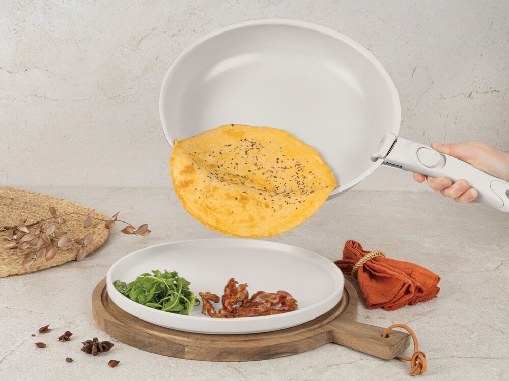 Zestaw patelni i garnków BERLINGER HAUS Sahara Nordic BH-8420 skandynawski minimalizm, stonowana kolorystyka, dopracowane detale