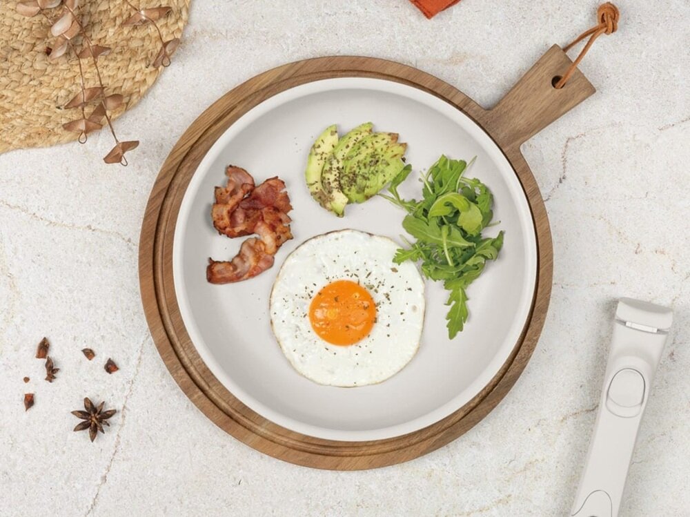 Zestaw patelni i garnków BERLINGER HAUS Sahara Nordic BH-8420 z aluminium, szybka zmiana temperatury, równomierne rozprowadzenie ciepła, lżejsza konstrukcja