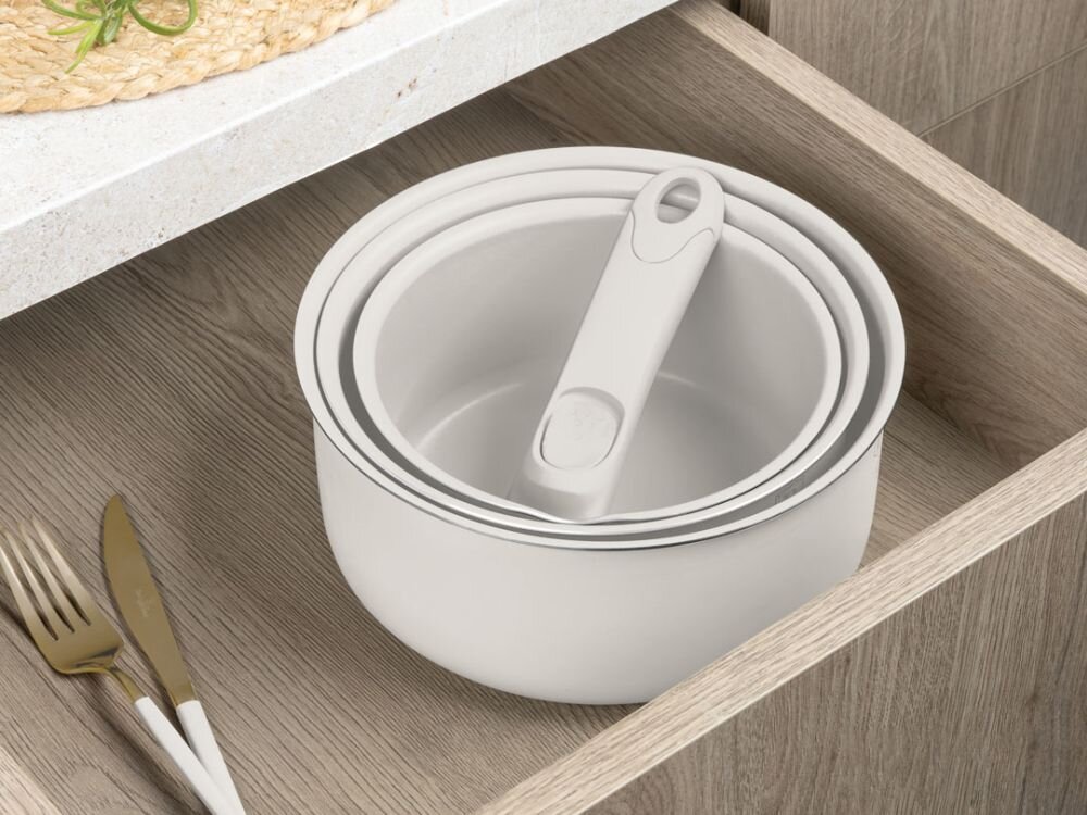 Zestaw patelni i garnków BERLINGER HAUS Sahara Nordic BH-8420 dno turbo induction efeltywne nagrzanie, szybkie nagrzewanie, stabilne utrzymanie temperatury