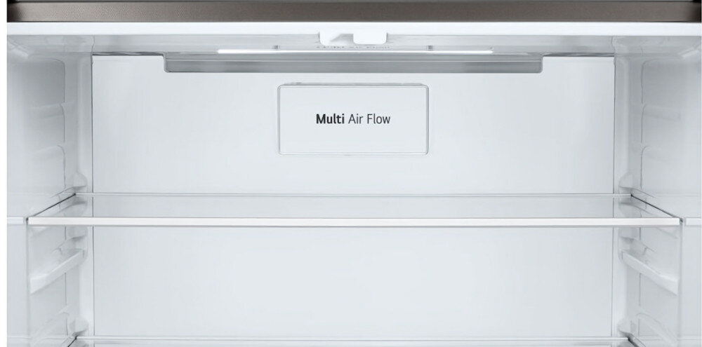 LODÓWKA LG GML860PYFE Oświetlenie LED jasne wnętrze oszczędność energii wszystko widoczne