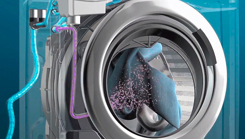 Pralka CANDY RapidO RO496DWMC7 1-S uswanie plam brudu niska temperatura mix Power System