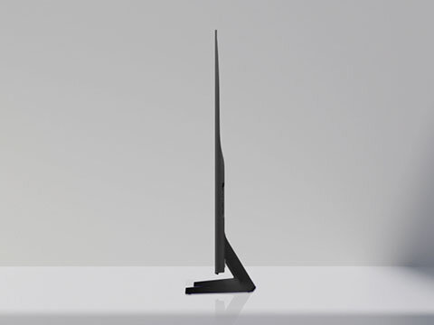 stylowy design współgrający z o obrazem w Telewizorze OLED S85F 4K dostępny w sklepach Media Expert