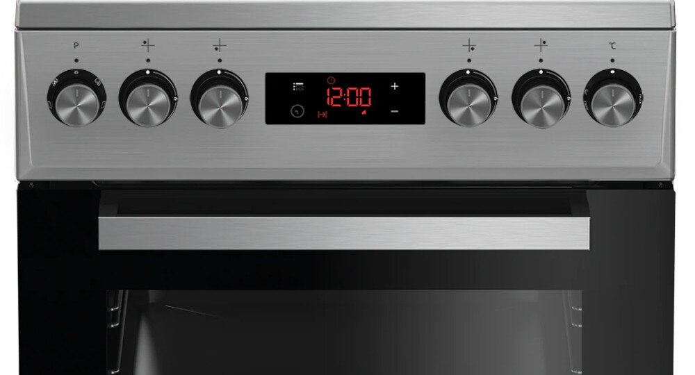 KUCHNIA BEKO FSM51330DXDT Wyświetlacz elektroniczny design wygląd pokrętła