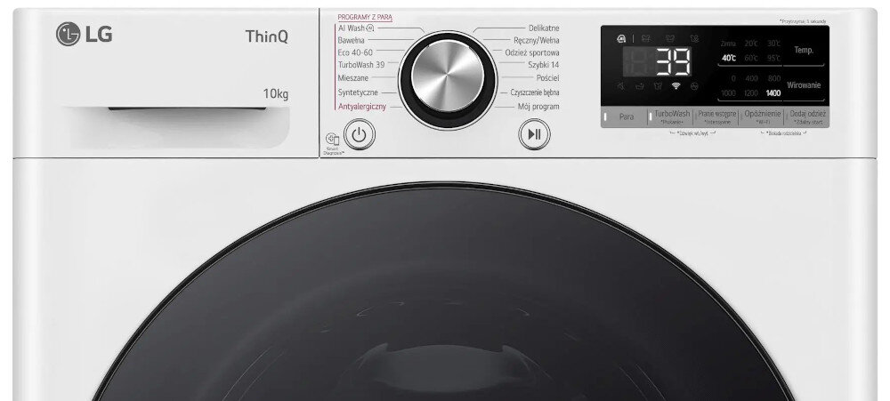 PRALKA LG MF4W1072YW parametry ustawienia programy cykle