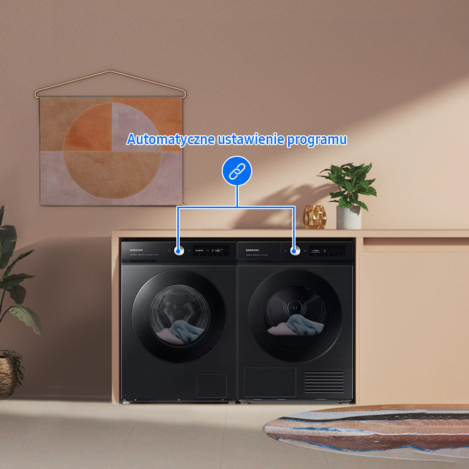 W oparciu o zakończony cykl prania zostaje dobrany odpowiedni program suszenia