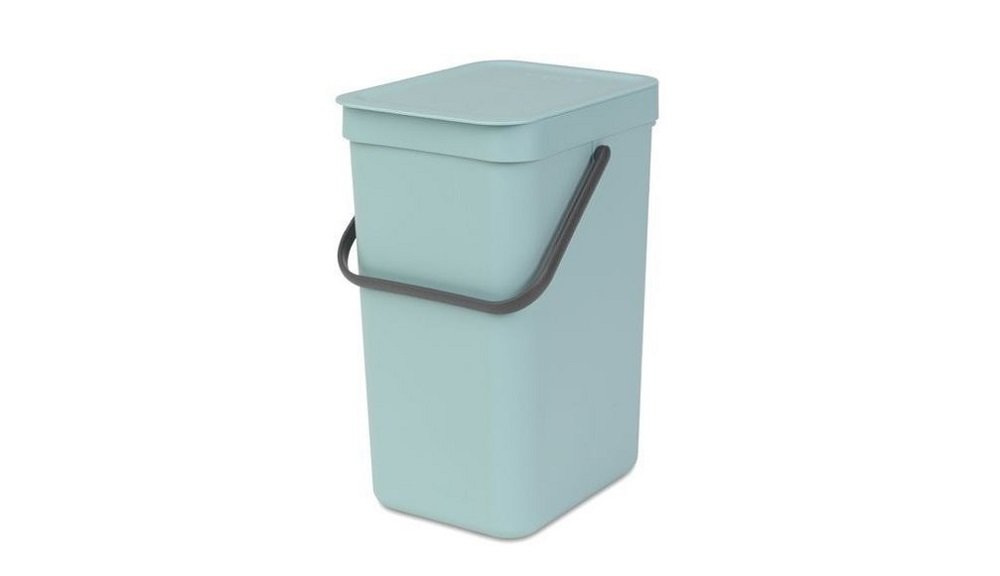 Kosz na śmieci BRABANTIA 109843 Sort & Go 12L Miętowy tworzywo sztuczne