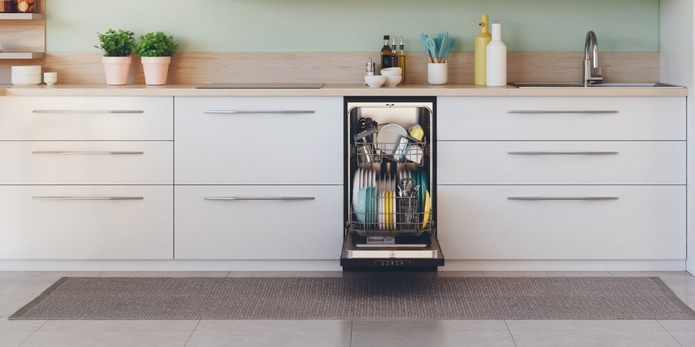 ZMYWARKA CANDY CDPH 2L1047B BRAVA szerokość 44,8 cm 10 kompletów naczyń oszczędność czasu energii Kompaktowa