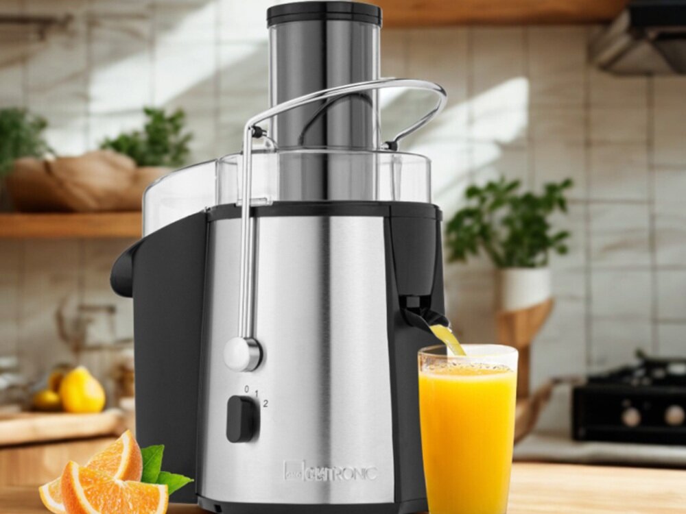 Sokowirówka CLATRONIC AE 3666 świezy sok na śniadanie, zdrowe nawyki żywieniowe, wsparcie w diecie