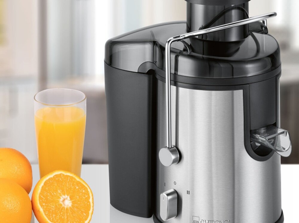 Sokowirówka CLATRONIC AE 3666 pojemnik na resztki, wieksza ilość soków, oszczędność czasu, większa wygoda