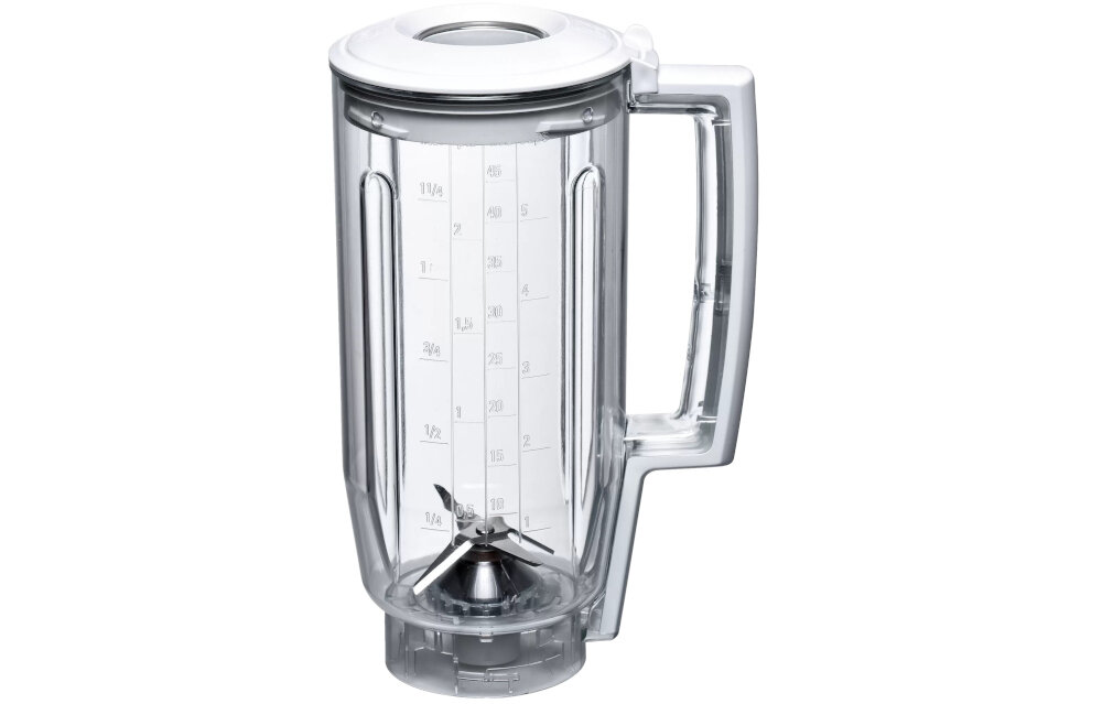 Blender kielichowy z tworzywa BOSCH MUZ5MX1 do robotow MUM5czytelna miarka udogodnienia zalety