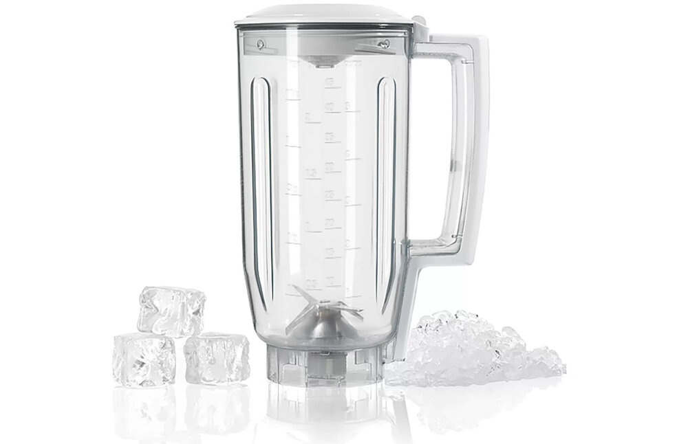 Blender kielichowy z tworzywa BOSCH MUZ5MX1 do robotow MUM5 pojemnosc kielicha 1l wytrzymaly odporny na uszkodzenia