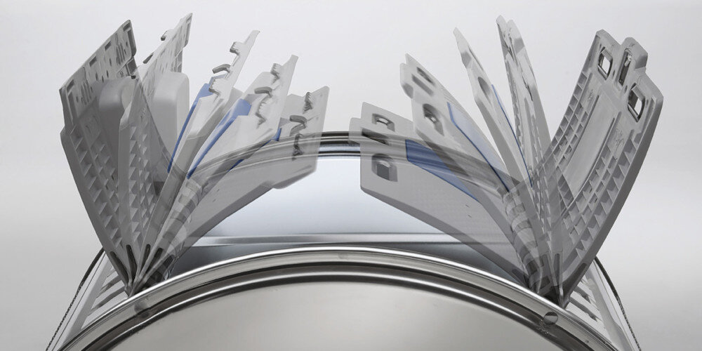 PRALKA CANDY TCAS275D3-S PROWASH Miękkie otwieranie bębna wygoda łatwość delikatne bezgłośne