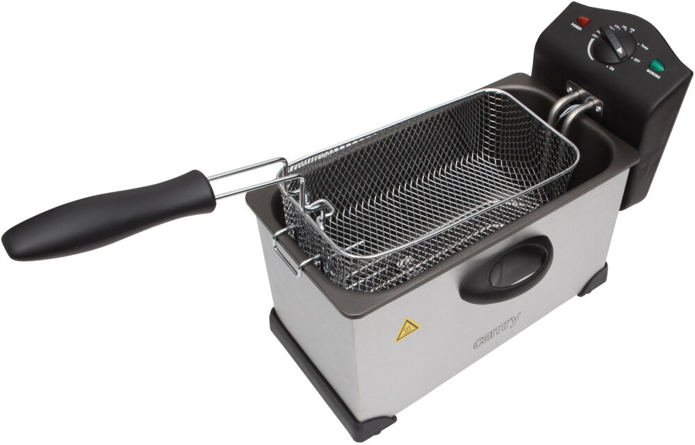 Frytkownica CAMRY CR 4909 Łatwość użytkowania Wyjmowany pojemnik na olej lampka kontrolna