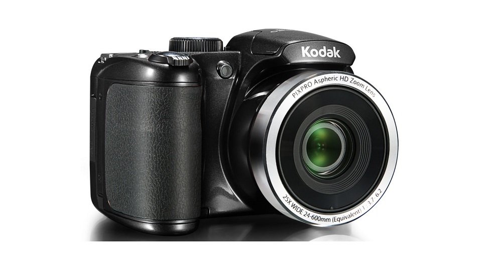 Aparat KODAK AZ252 Czarny widok bok skos