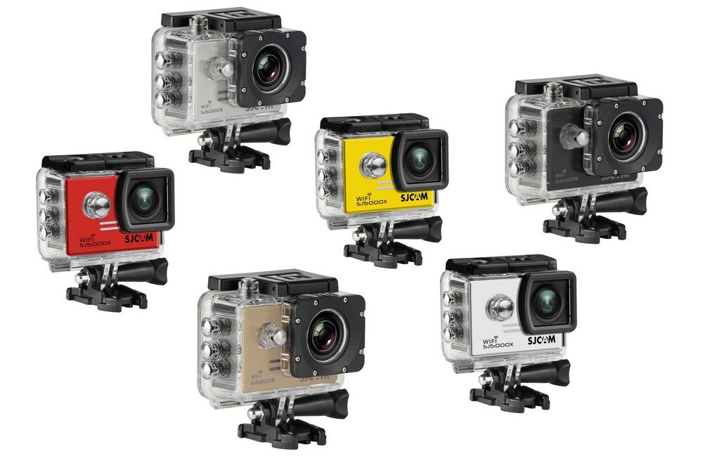 Kamera sportowa SJCAM SJ5000X Elite   sport montaż nagrywanie stabilizacja montaż edycja filtry ostrość śledzenie tryby bateria akumulator zasilanie ładowanie rozdzielczość filmy obudowa odporność wielkość łączność sterowanie 