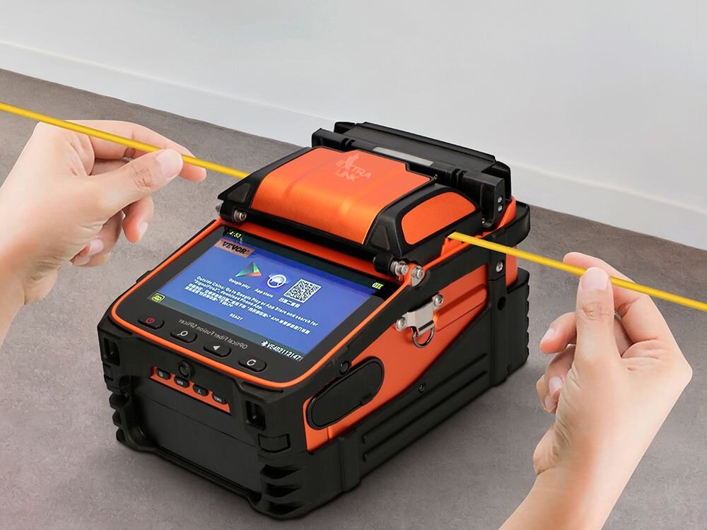 Spawarka EXTRALINK AI-9 Fusion Splicer - obsluga obraz czytelnosc