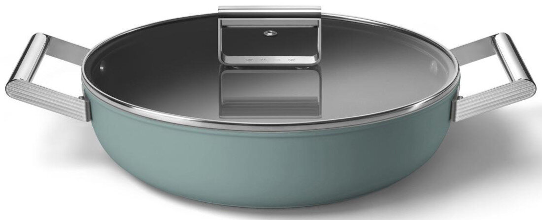 Patelnia SMEG 50's Style DPF2812EGM 28 cm Średnica 28 cm i szeroka powierzchnia