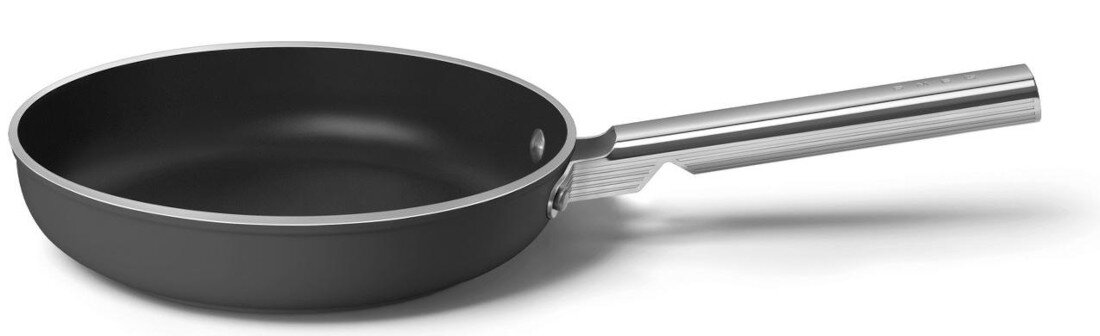 Patelnia SMEG 50's Style FPF2402BLM 24 cm Łatwe czyszczenie powierzchni Nieprzywierająca powłoka