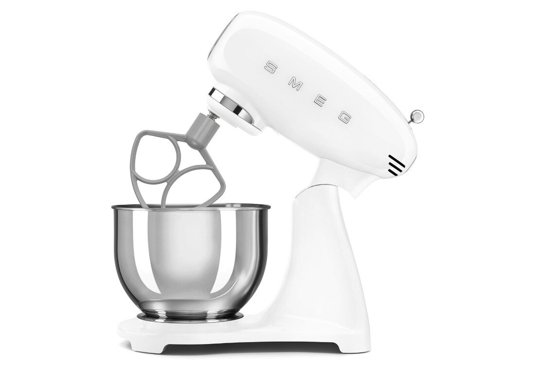 Robot kuchenny planetarny SMF05WHEU 1000W Biały Automatyczna blokada System Steady-Mix  komfort i bezpieczeństwo