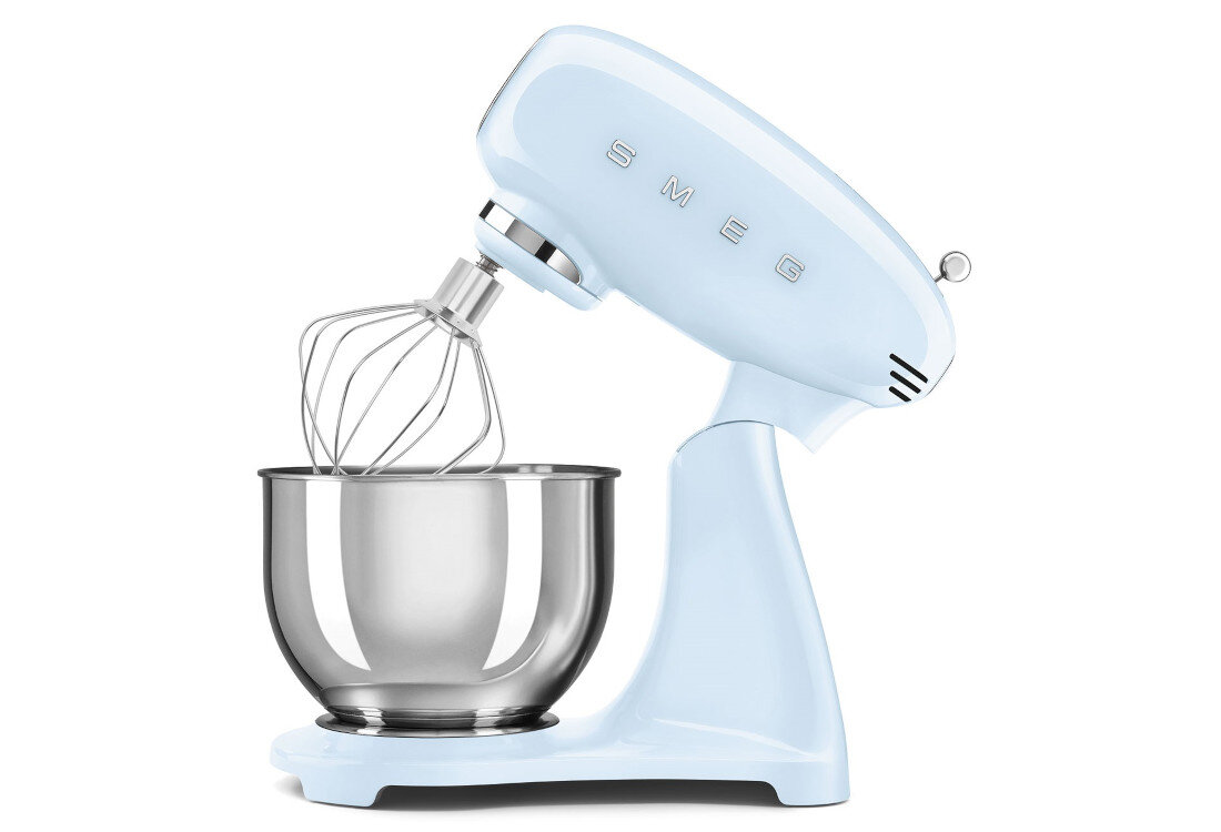 Robot kuchenny planetarny SMEG SMF05PBEU 1000W Błękitny Płynny start Smooth Start Funkcja Smooth Start zachowujesz porządek w kuchni