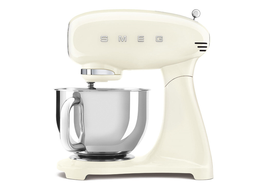 Robot kuchenny planetarny SMEG SMF05CREU 1000W Kremowy Równomierne mieszanie planetarne uzyskujesz jednolitą konsystencję kontrola