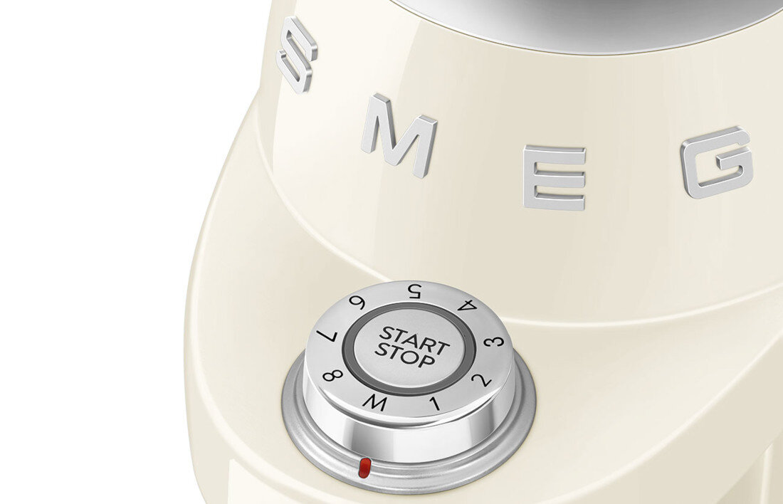 Młynek do kawy SMEG CGF03CREU Kremowy Smak do różnych metod Kontrola grubości mielenia dopasowanie kawa obsługuje espresso, kawę przelewową i french press