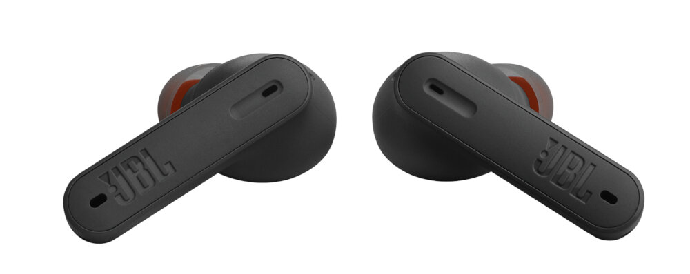 Słuchawki dokanałowe JBL Tune 235 obsługa sterowanie dotykowe mikrofon głośność odbieranie połączeń aplikacja znalezienie słuchawek