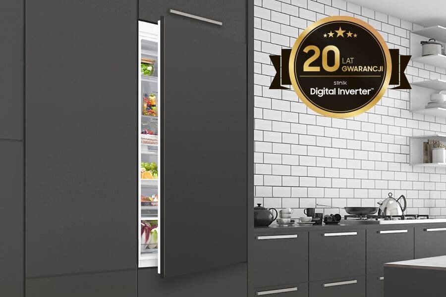 Digital Inverter - Samsung lodówka z zamrażalnikiem BRB38G705DWW - 20 lat gwarancji Digital Inverter - 20 lat gwarancji - Samsung lodówka z zamrażalnikiem BRB38G705DWW