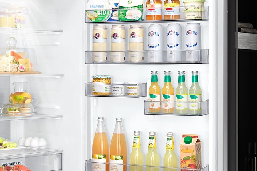 Dodatkowe cechy: Pojemniki drzwiowe - Samsung lodówka z zamrażalnikiem BRB38G705DWW Dodatkowe cechy: Pojemniki drzwiowe - Samsung lodówka z zamrażalnikiem BRB38G705DWW