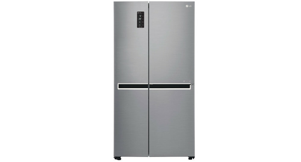 Lodówka LG GSB760PZXZ Side by side Nofrost front przód szerokość wysokość kompresor inwerterowy ThinQ